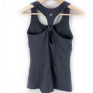 Athleta dark grey keyhole tank top size XS ✨